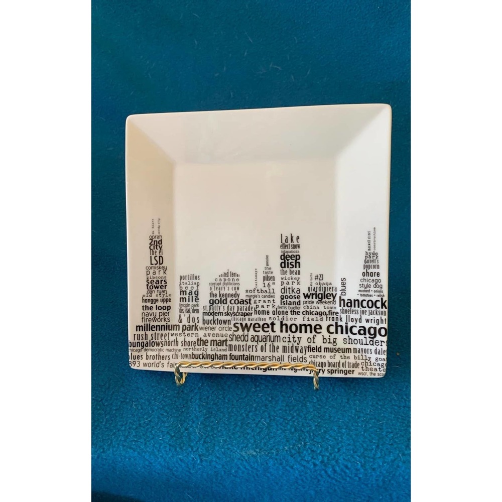 Dishique My Kind of Town CHICAGO Trinket Dish